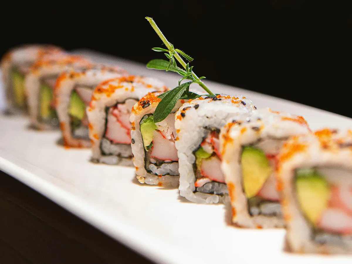 California roll with crab and avocado at Extreme Japanese Restaurant in DuBois